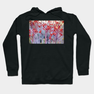 Red Kangaroo Paw Hoodie